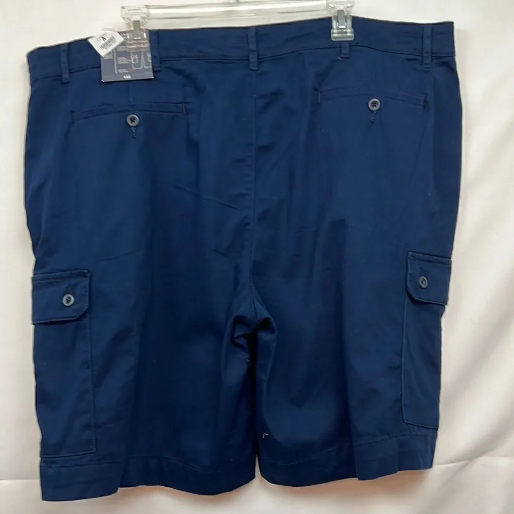 St. John’s Bay Navy Blue Cargo shorts size 44 NWT